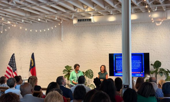 Standing Room Only in Raleigh with Leader Sydney Batch and Stacey Abrams