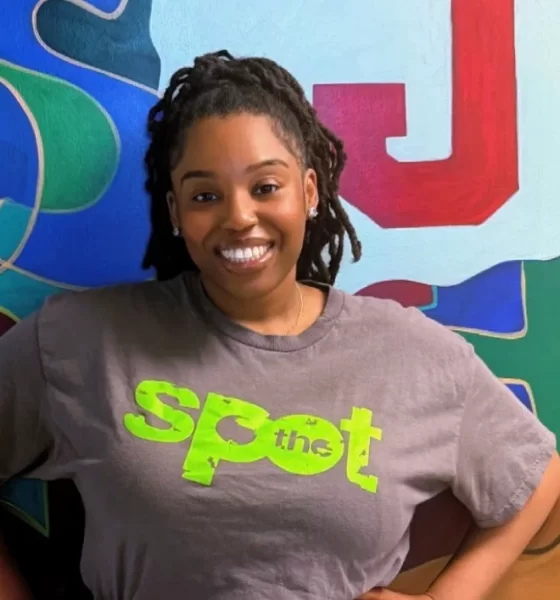 Ashley Randall returned to her alma mater, Jennings High School, as a social work caseworker who connects students with mental health support, housing resources and other services that help them stay in school and succeed.