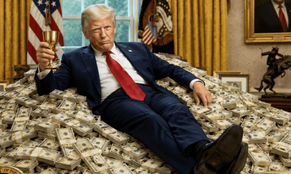 Unchecked conflicts of interest don't just enrich politicians—they test whether Americans still believe accountability applies to everyone. Credit: ChatGPT