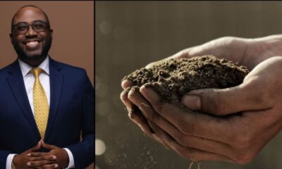 Rev. Dr. Heber Brown III is a community organizer, local business leader and founder of the Black Church Food Security Network. This week, he speaks on the importance of land ownership for members of the Black community. Headshot Credit: Courtesy photo. Stock hands photo : Unsplash / Gabriel Jimenez