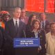 From left to right: Jesse Arreguín, Gov. Gavin Newsom, Sharon Quirk Silva, Oakland Mayor Barbara Lee, and Janelle Chan. Photo courtesy Sarah Henry.