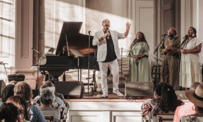 Acclaimed gospel musician and performer Rodney D. Boyden delivers an inspirational performance at the inaugural Martha’s Vineyard Gospel Festival.