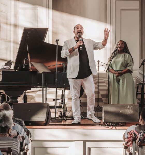 Acclaimed gospel musician and performer Rodney D. Boyden delivers an inspirational performance at the inaugural Martha’s Vineyard Gospel Festival.