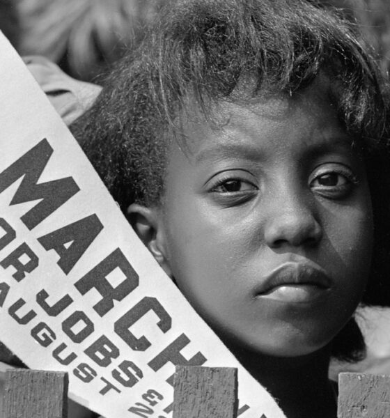 Edith Lee Payne, of Detroit, was a young marcher participating in the March on Washington for Jobs and Freedom at the Lincoln Memorial in Washington. The march coincided with her 12th birthday. — Rowland Scherman, Getty Images, Aug. 28, 1963.