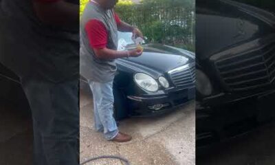 DIY headlight restoration using salt and lemon to remove yellowing and haze
