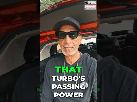 Turbocharged car driving fast with a surprising interior, shot in a 3-day review for AutoNetwork #shorts