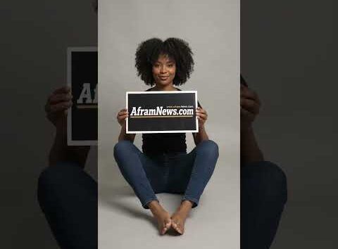Aframnews logo animation with African American News and Issues branding