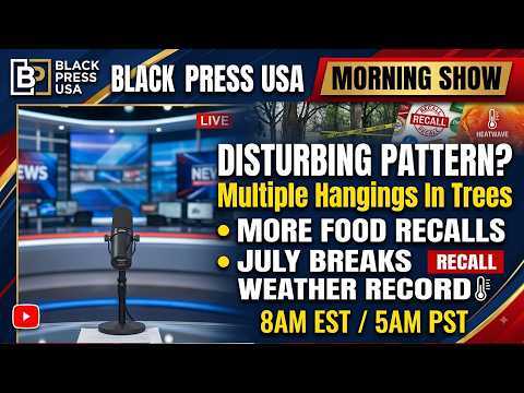 Morning news program with hosts discussing current events and headlines from Black Press USA.