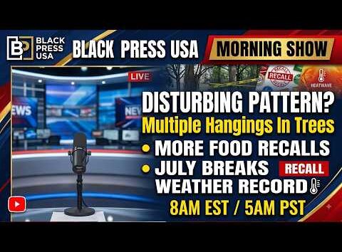 Black Press USA morning show hosts discuss headlines and hot topics on BlackPressUSATV.