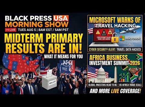 BlackPressUSA TV discusses current events and trending news topics for the Black community.
