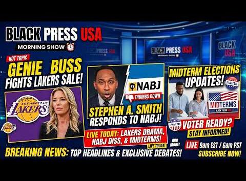 BlackPressUSA TV discusses current headlines and hot topics in a televised segment.