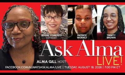 Alma live Q&A on BlackPressUSA TV, Tuesday, August 18, 2026 at 7 PM EST.