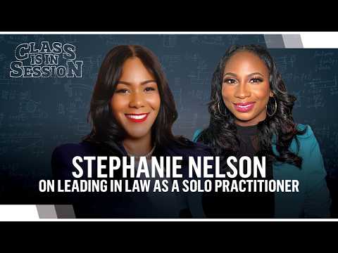 Black Enterprise hosts a solo law practitioner discussing leadership in the legal field.