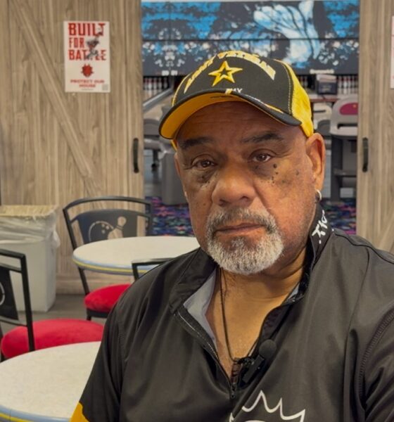Kris Benz, a disabled Black veteran, was diagnosed with salivary duct carcinoma, a rare cancer that strikes only about 1 in a million people each year. Photo courtesy of Kris Benz.