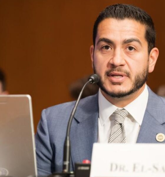 Abdul El-Sayed testifying at a hearing of the United States Senate Committee on Health, Education, Labor and Pensions, 2024