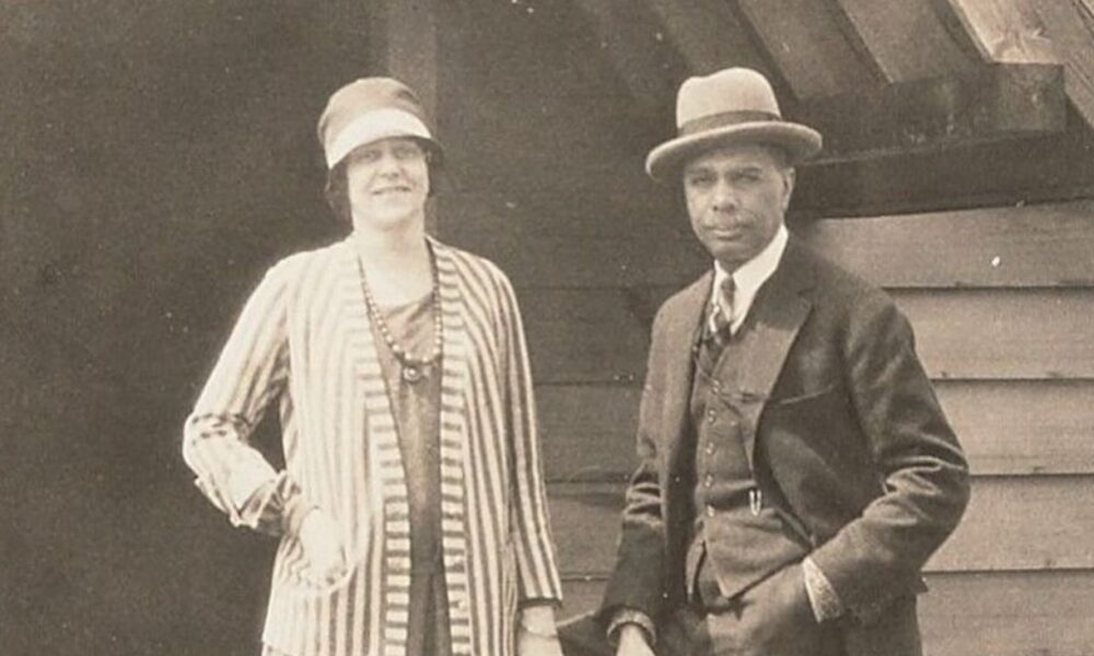 Writers James Weldon Johnson and Grace Nail Johnson married in 1920. (Public Domain)