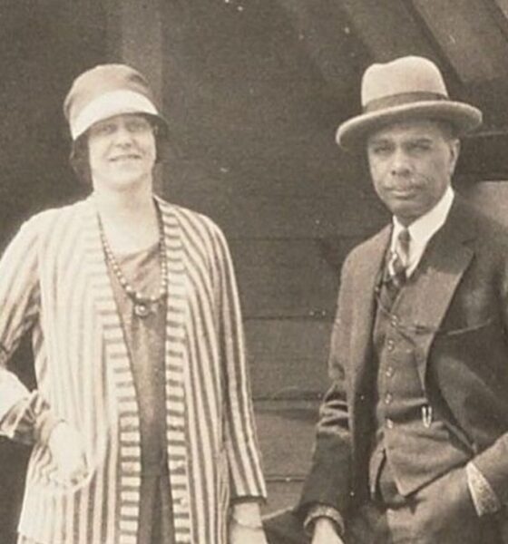Writers James Weldon Johnson and Grace Nail Johnson married in 1920. (Public Domain)