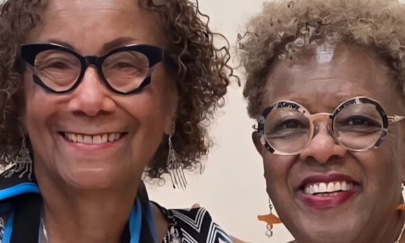Post Co-Publisher Gay Plair Cobb with Brendalynn Goodall. Courtesy photo.