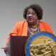 California Secretary of State Shirley N. Weber issued a statement confirming that her office is reviewing claims made by the U.S. Department of Homeland Security regarding the state’s efforts to prevent election fraud. CBM photo by Antonio Ray Harvey.