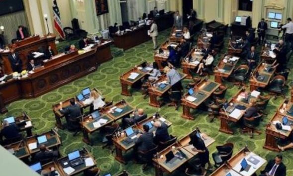 California State Assembly Chamber. Photo courtesy of California State Assembly.