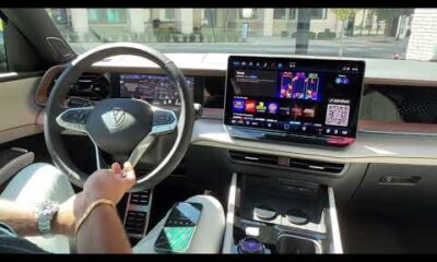 2027 Volkswagen Atlas with AirConsole games displayed on infotainment screen