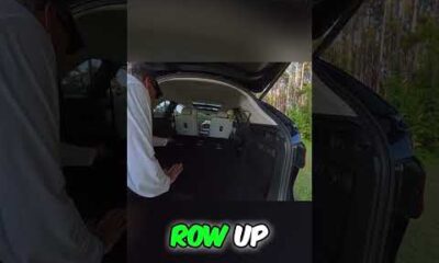 3rd row seating in cars: see this before you buy, explore backseat space #shorts