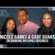Black Enterprise video thumbnail for "Banking on Family Business" showing a Black family working together in a bank setting.