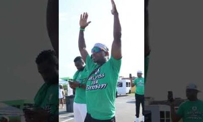 Black men participate in health screenings and activities at St. Louis Wellness Day, promoted by St. Louis American.