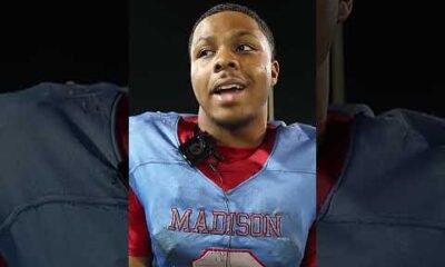 Kenyan Navarre and Juel Peterson, Houston Defender players, interviewed in a dynamic studio setting.