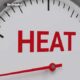 Houston Defender video thumbnail showing a person sweating profusely in extreme heat, questioning the city's temperature.