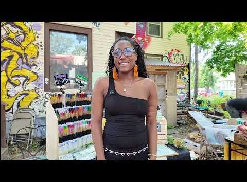 Handcrafted Flame Reaction Candle Co. products and logo, spotlighting a Black-owned business in the Twin Cities.