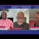 Three Black men in suits speak at podiums, implying a discussion of differing perspectives.