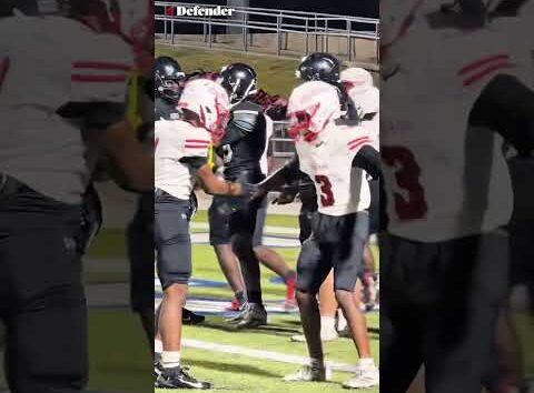 Westside Wolves vs. Bellaire Cardinals football game, HISD, Houston Defender photo