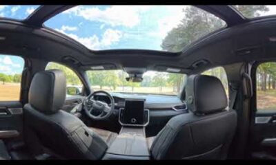 Interior view of the 2026 GMC Acadia Denali Ultimate AWD, showing a 360-degree perspective.