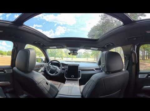 Interior view of the 2026 GMC Acadia Denali Ultimate AWD, showing a 360-degree perspective.