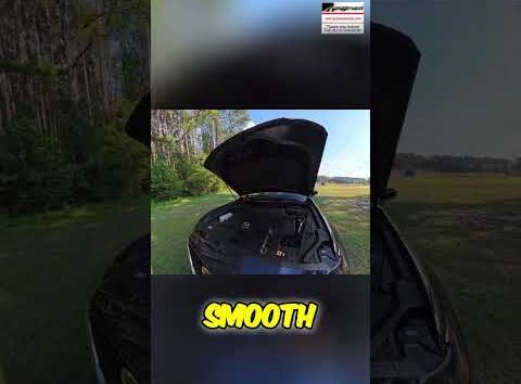 Mazda CX-90 towing a trailer with its powerful inline-6 engine, YouTube short