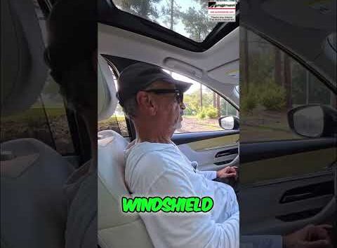 Mazda CX-90 visibility and glare test drive tips in this YouTube Short.