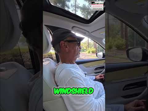 Mazda CX-90 visibility and glare test drive tips in this YouTube Short.