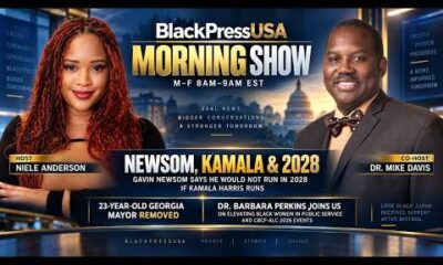Gavin Newsom, Kamala Harris, and 2028 election political calculus on BlackPressUSA TV
