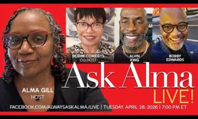 Ask Alma rebroadcast on BlackPressUSATV, Tuesday, September 8th, 2026 at 8 PM EST.