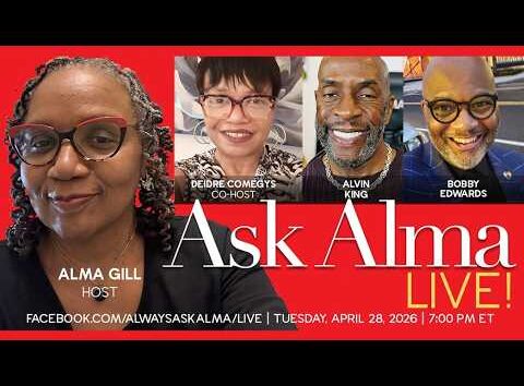 Ask Alma rebroadcast on BlackPressUSATV, Tuesday, September 8th, 2026 at 8 PM EST.