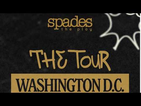 Marcus Callender performs in Spades the Play, presented by Washington Informer