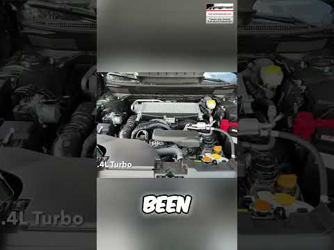Subaru Outback Turbo engine with hood open, showcasing its power and performance.