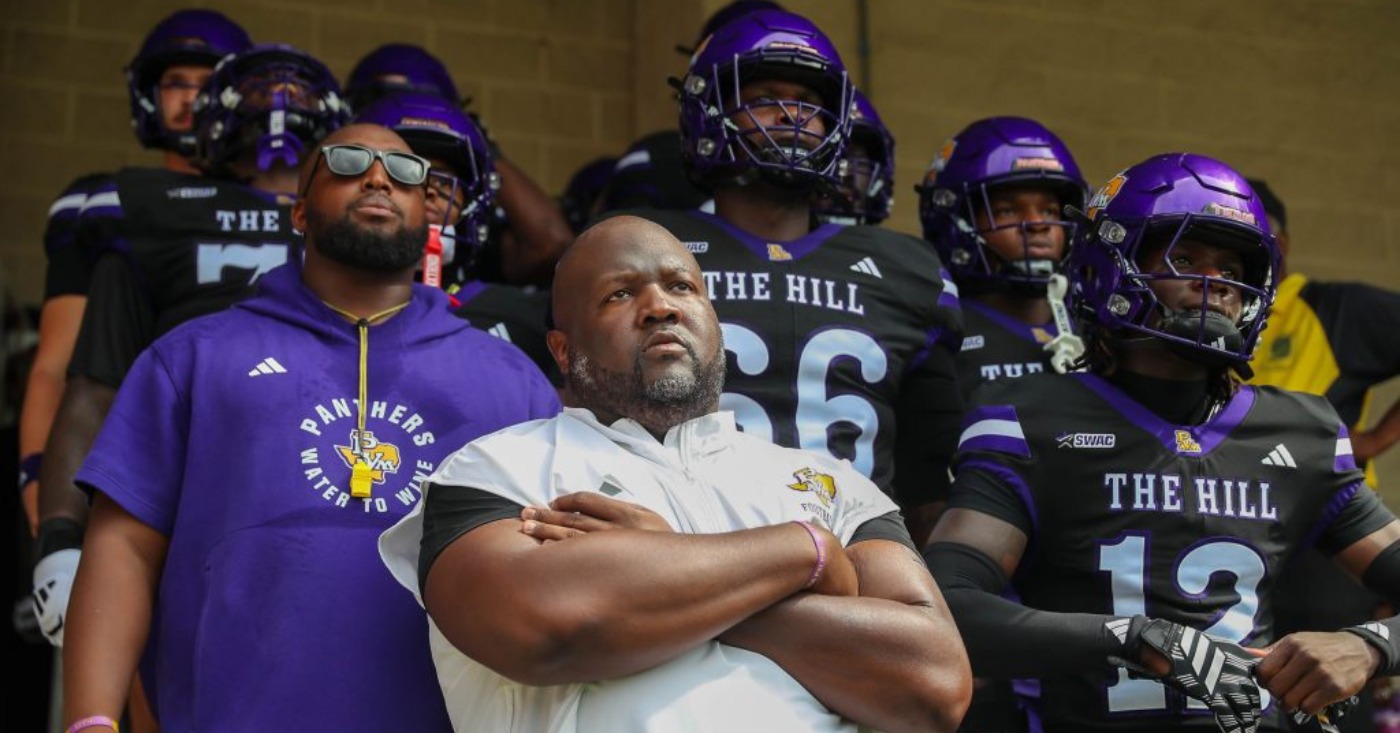Prairie View coach Tremaine Jackson says the way his team trained and prepared was difference in their dominance Labor Day Classic win over rival Texas Southern. Credit: Jimmie Aggison/Defender
