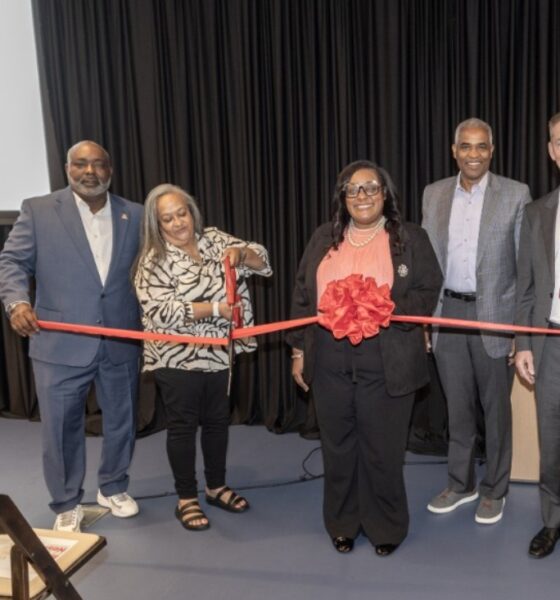 From left to right: Derrick Taylor, BMOA Chicago President; Patrice Petty-Orr, daughter of Herman Petty; Latrice Orr, granddaughter of Herman Petty; Chris Kempczinski, McDonald’s CEO; and Tanya Hill-Holliday, President of the National Black McDonald’s Operators Association.