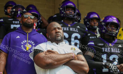 Prairie View coach Tremaine Jackson says the way his team trained and prepared was difference in their dominance Labor Day Classic win over rival Texas Southern. Credit: Jimmie Aggison/Defender