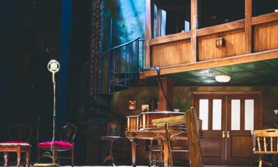 The set of Round House Theatre’s production of August Wilson’s “Ma Rainey’s Black Bottom” recreates a 1920s Chicago recording studio, where the play’s conflicts over music, money and control unfold. (Photo: La Tetra Metts-Owens/HUNewsService.com)