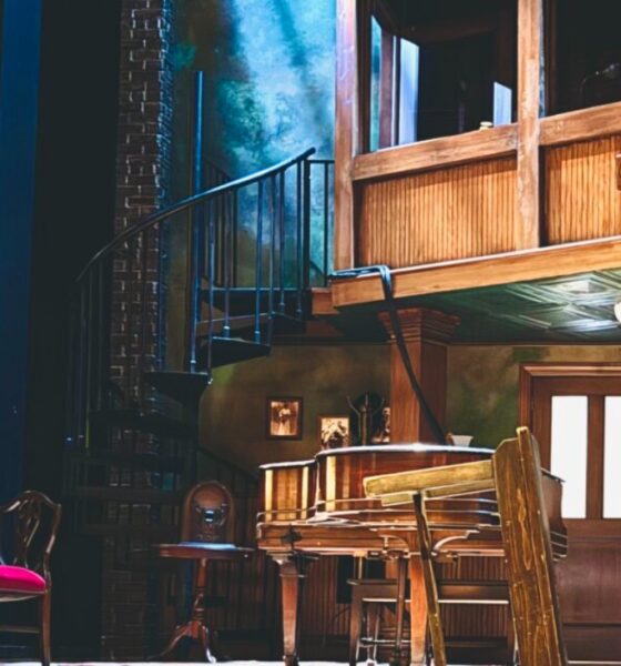 The set of Round House Theatre’s production of August Wilson’s “Ma Rainey’s Black Bottom” recreates a 1920s Chicago recording studio, where the play’s conflicts over music, money and control unfold. (Photo: La Tetra Metts-Owens/HUNewsService.com)