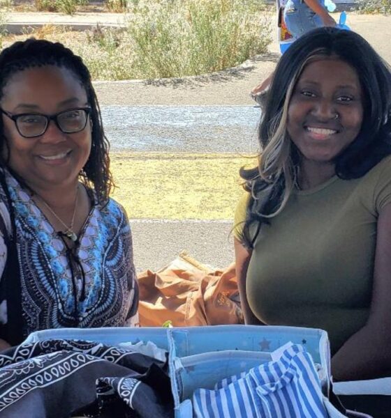 Vendors representing maternal health support at the 40x40 Neighborhood Empowerment Day at the Parker Community Resource Center in East Oakland. Photo by Carla Thomas.