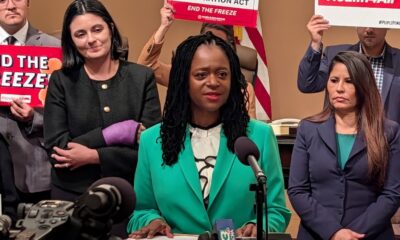 California State Sen. Lola Smallwood-Cuevas (D-Los Angeles) authored Senate Bill 1030, legislation designed to repeal California’s outdated “Man in the House” rule affecting CalWORKs eligibility. The bill passed the California Legislature and was sent to Gov. Gavin Newsom for consideration. CBM photo by Antonio Ray Harvey.